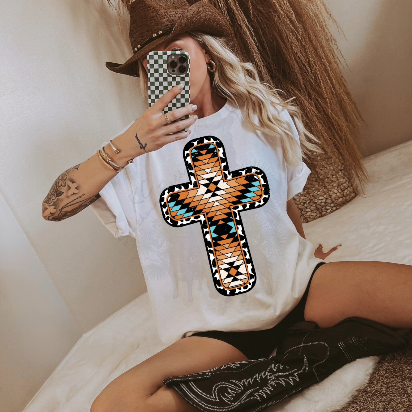 Aztec Cross Shirt